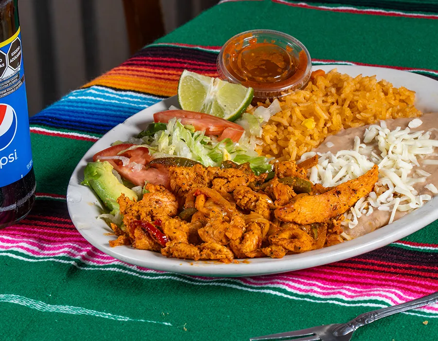 fajitas de pollo